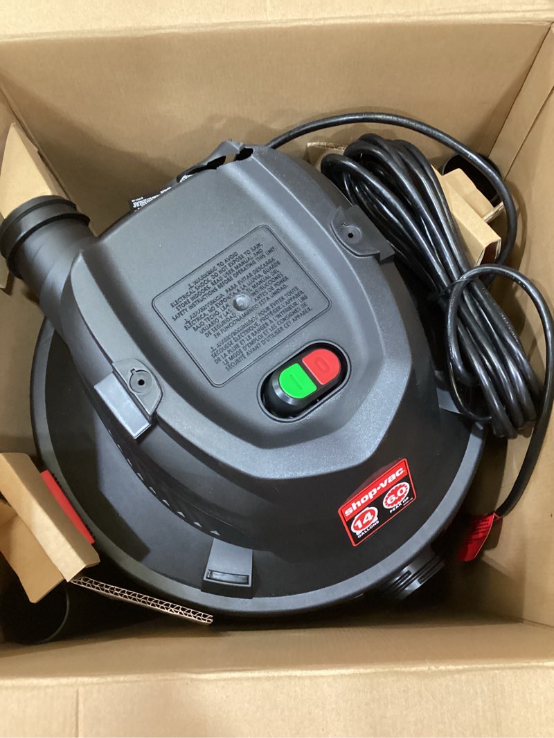 Shop-Vac 14-Gallon 6 HP Corded Wet/Dry Shop Vacuum with Accessories Included
