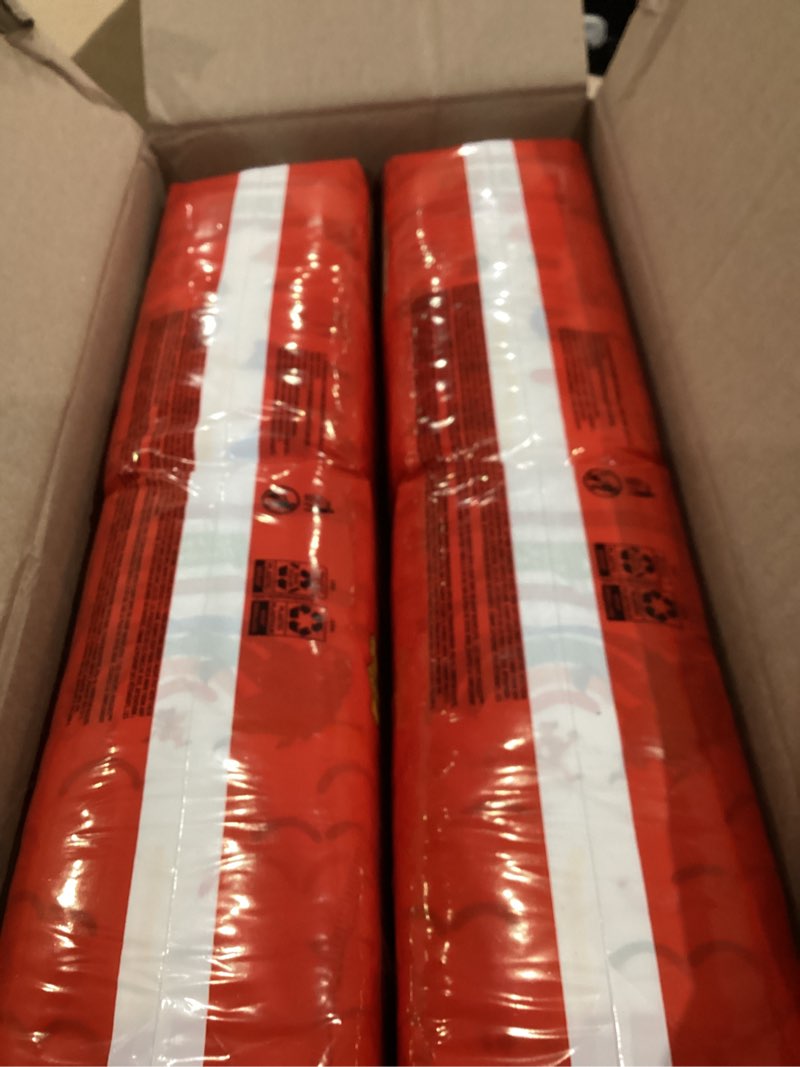 Condition photo showing Good Condition for huggies size 5 diapers, little movers baby diapers, size 5 (27+ lbs), 132 count (2 packs of 66), packaging may vary size 5 132