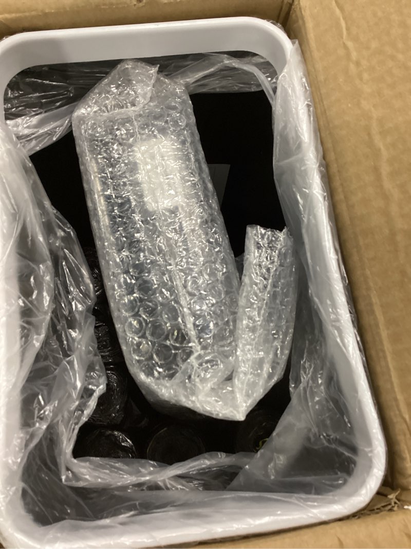 Condition photo showing Good Condition for black bathroom trash can 2.6 gallon motion sensor trash cans automatic touchless garbage bin small smart trash can for bathroom,kitchen, toilet, bedroom, rv black battery 2.6 gallon 1 pack