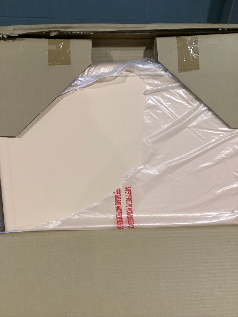 Condition photo showing Good Condition for Flash Furniture Adjustable Classroom Activity Table with 6 Stackable Chairs, Rectangular Plastic Activity Table for Kids, 24" W x 48" L, Natural