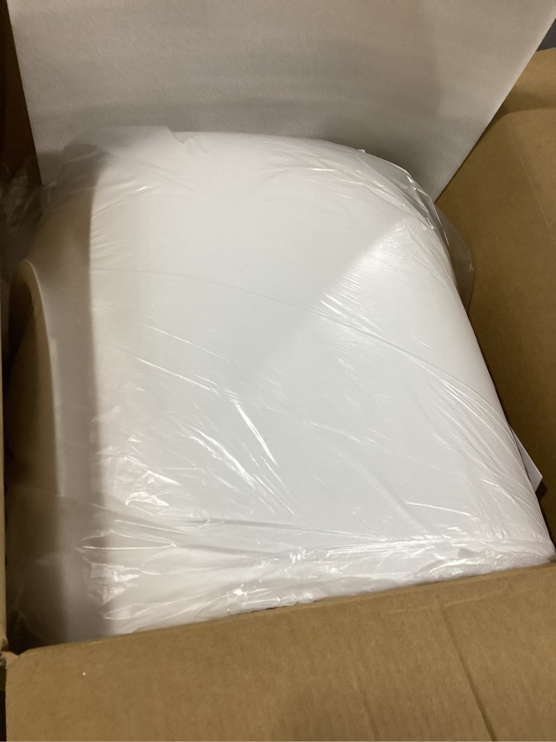 Condition photo showing Good Condition for MS!MAKE SURE Cat Litter Box, Large Covered Hidden Dog Proof Closed Modern Cat Litter Box Furniture with Scoop, for Odor Control and Less Tracking, Easy to Clean,26.7"x19.6"19.6", Snow White