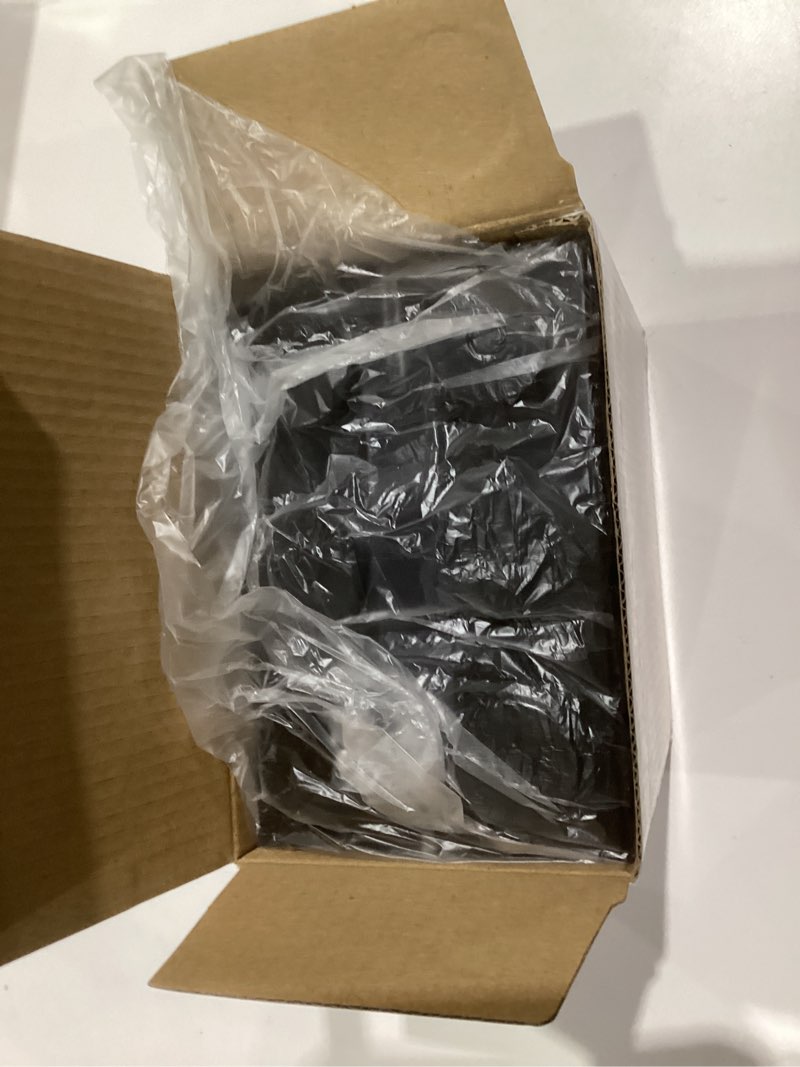 Condition photo showing New/Like New for Small Betta Fish Tank, Mini Fish Tank Stackable Fish Bowl Aquarium with Starfish Coral Decoration, Cube Fish Tank for Feeding Ant Moss Balls,76oz Large Black frame