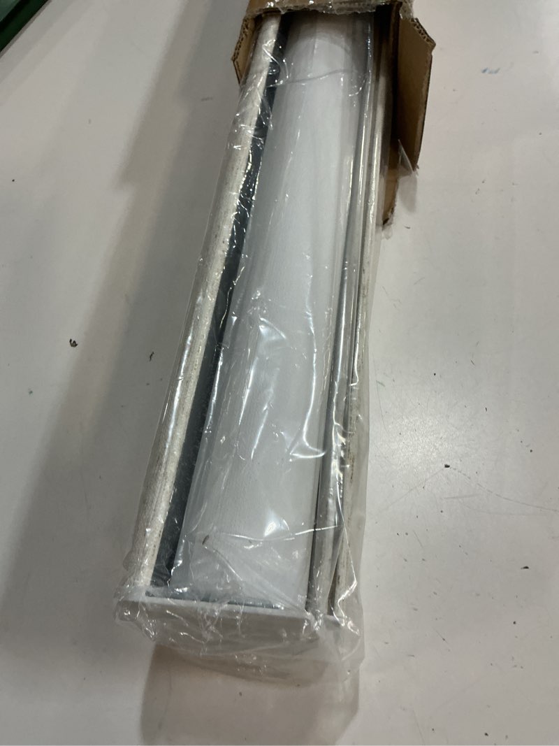 Condition photo showing New/Like New for persilux blackout roller shades for window blinds,cordless,linen fabric,thermal insulated fabric uv protection shades for home,office,bedroom,door,blackout-cream,23" w x 72" h 23"w x 72"h blackout-cream