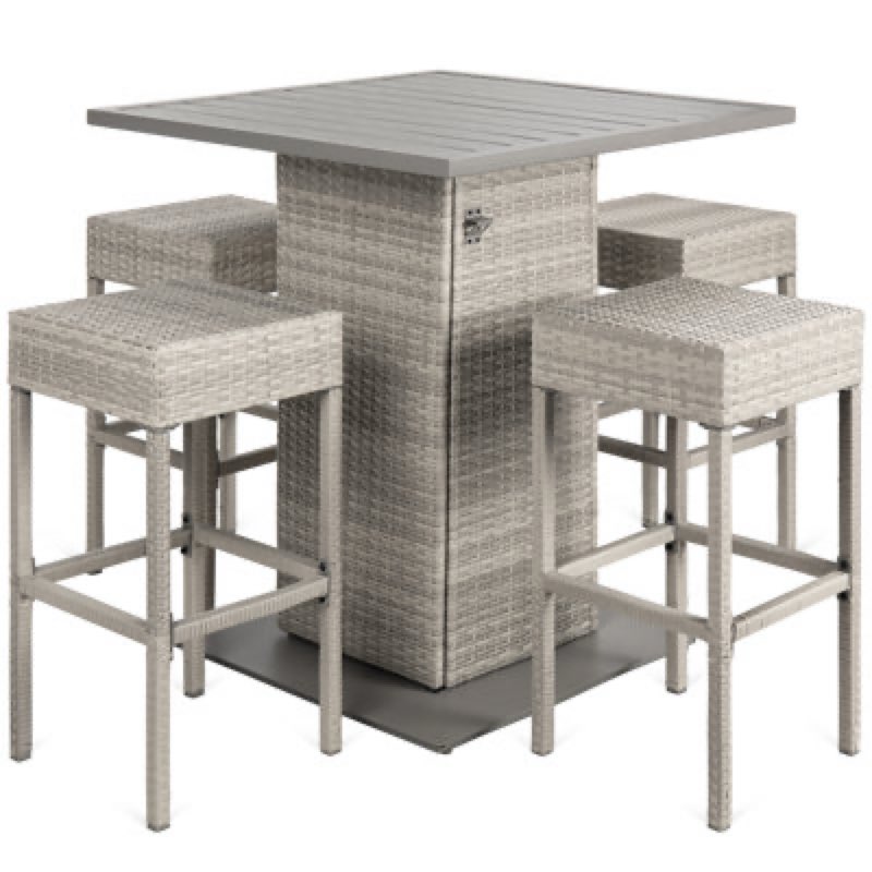 Marciel Bar Set with Stools Latitude Run