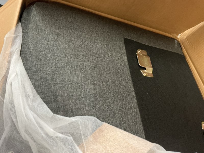 Condition photo showing New/Like New for (Pick up 3 box ) 84'' L-Shape Convertible Sleeper Sectional Sofa, Linen Upholstered Reversible Corner 3 Person Couch with Storage Chaise and Pull-Out Bed, for Living Room, Apartment