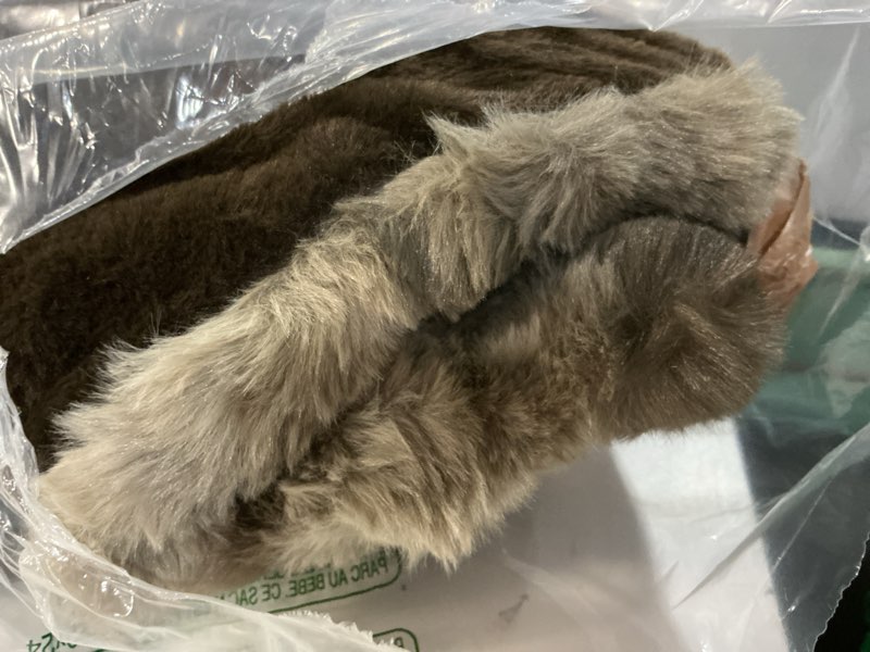 Condition photo showing Good Condition for benvwe fluffy faux fur throw blanket for couch, soft plush thick cozy fuzzy luxury minky bubble blanket for home living room decor gift for women, tie-dye coffee, 50" x 60", 1100gsm throw(50" x 60") tie-dye coffee