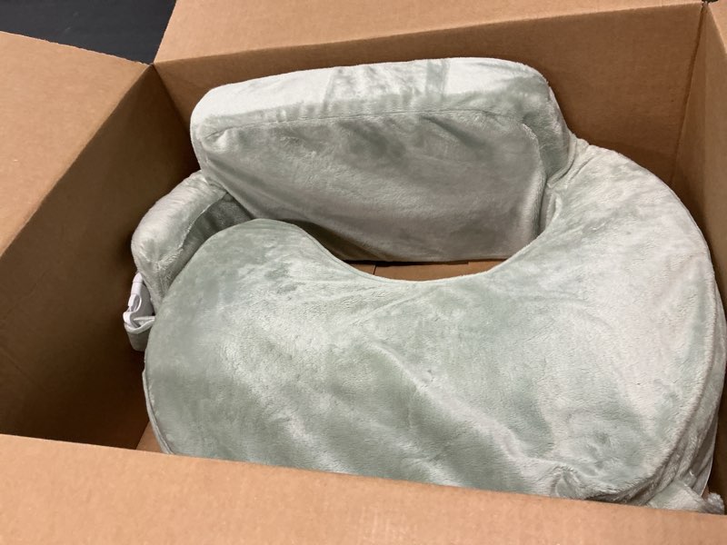 Condition photo showing Good Condition for my brest friend super deluxe nursing pillow - enhanced comfort & ergonomic breastfeeding pillow for ultimate support for mom & baby - adjustable and with handy side pocket, platinum