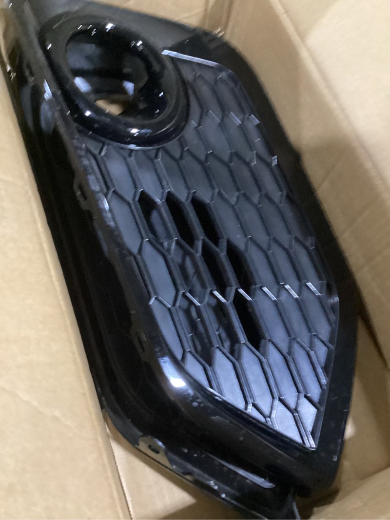 Condition photo showing As Is for hecasa fog light cover trim compatible with 2017-2019 honda civic hatchback ex-l/ex/lx/sport/sport touring/si pair bezel replacement for ho1039133 ho1038133