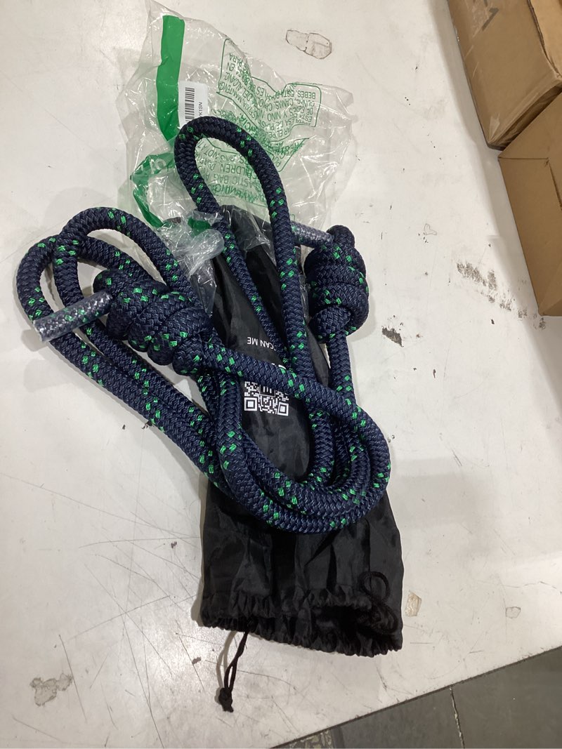Condition photo showing Good Condition for flow rope exercise jump rope – 500g (1.10lb) weighted flow jump rope for cardio, boxing, hiit & upper body fitness – adjustable double woven workout rope for men, women, beginners – indoor & outdoor use