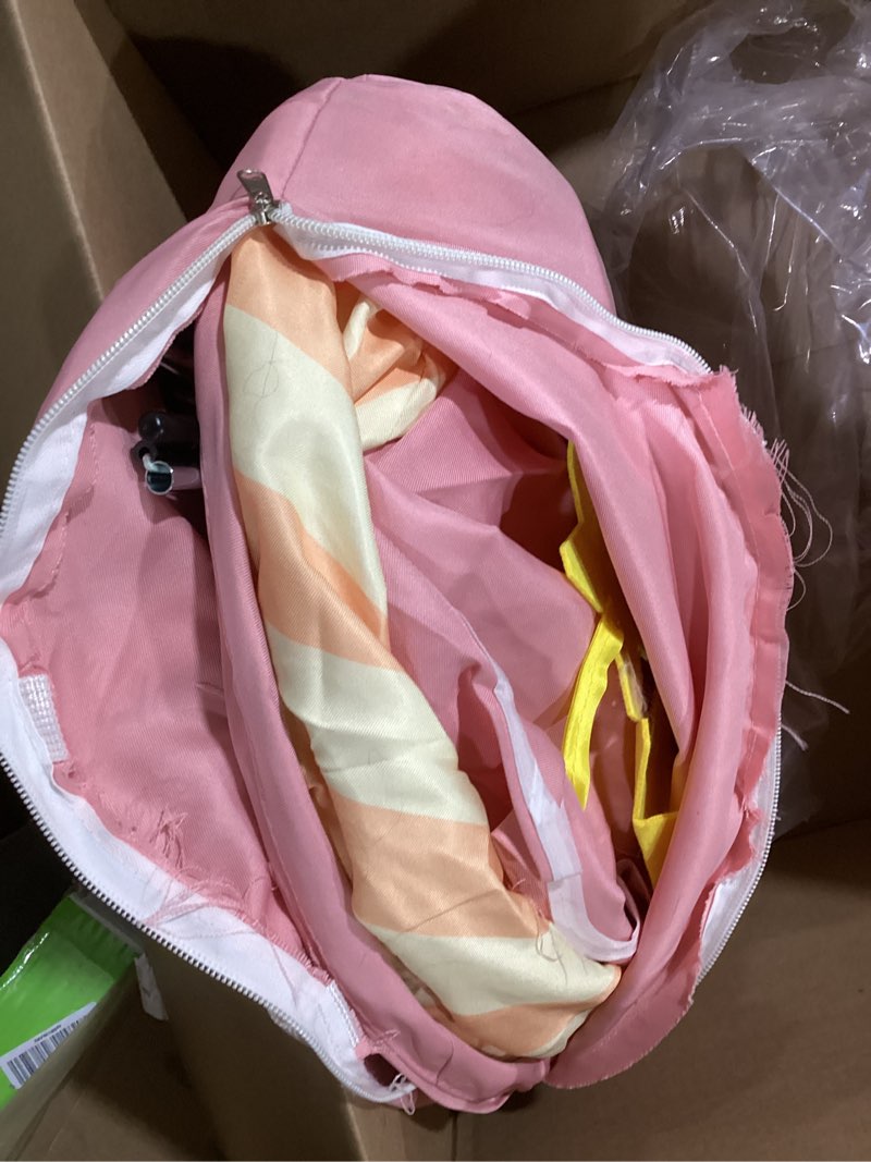 Condition photo showing Good Condition for Hallo Deer Kids Play Tent, Princess Castle Pop Up Tent Kids with Star and Window, Portable Toddler Play Tent Indoor Outdoor, Playhouse Indoor Games for Boys & Girls Gifts (Strawberry Pink)