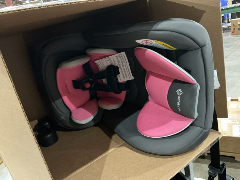 Condition photo showing Good Condition for safety 1st jive 2-in-1 convertible car seat, rear facing car seats for babies (5-40 lbs, 19-40"), forward facing carseat for toddlers (22-65 lbs, 29-49"), carbon rose