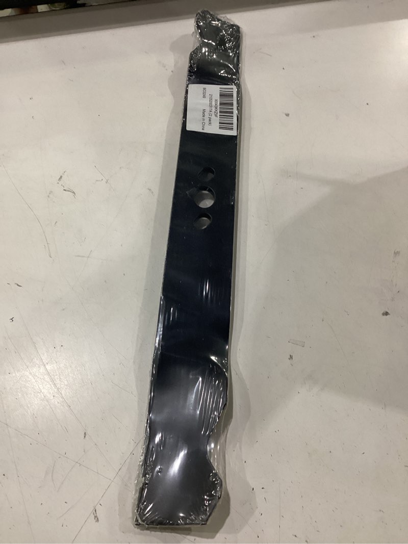 Condition photo showing Good Condition for beadchica (2 pack) 2105200317a 21 inch push mower blade compatible with murray hyper tough,blackmax, mna 152901,152701,152903,152905, 84005221, 2105200317,lawn mower blades