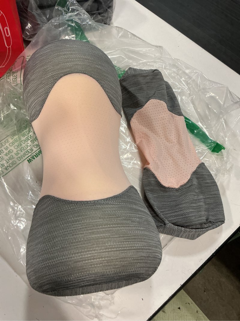 Condition photo showing Good Condition for bespilow small cervical neck pillow for sleeping support - round memory foam bolster for neck pain - dual-layer traction roll for back sleepers - orthopedic spine corrector with washable case 1 pillow +2 pillowcase (pink)