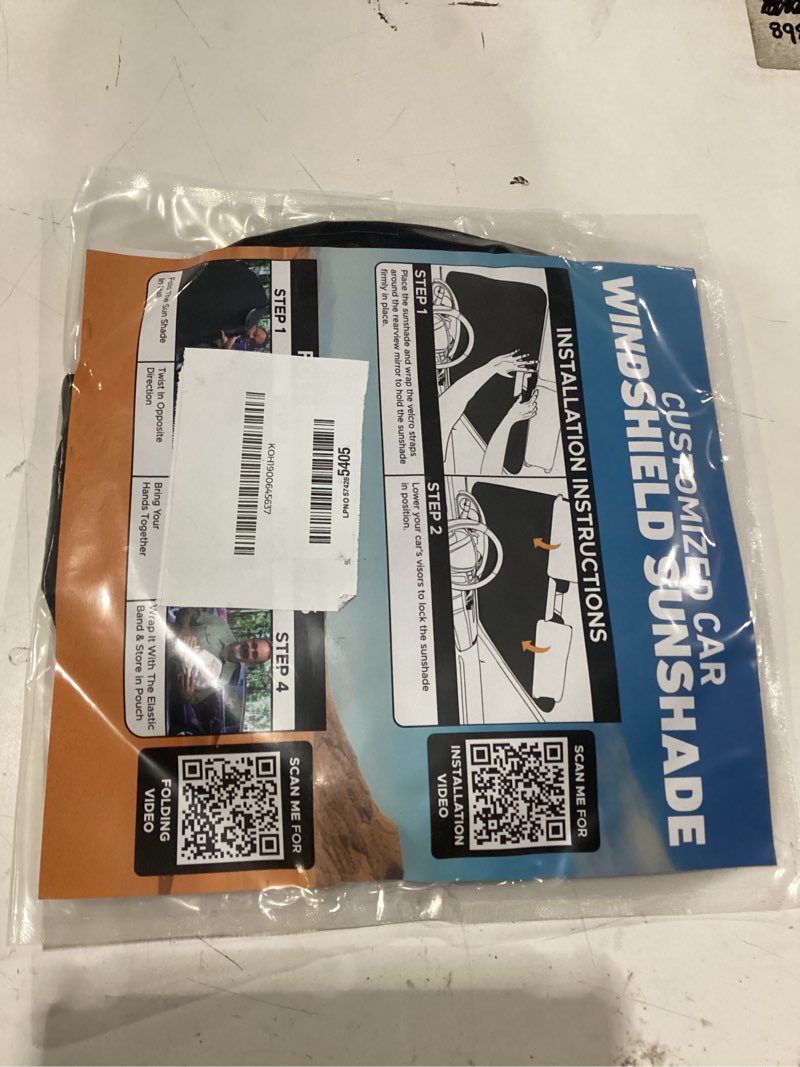 Condition photo showing New/Like New for econour windshield sunshade compatible for chevrolet camaro 2016-2024 2025 | sun visor for front windshield & window sun shade cover, uv heat blocker & protector, car accessories chevrolet camaro (2016–2025)
