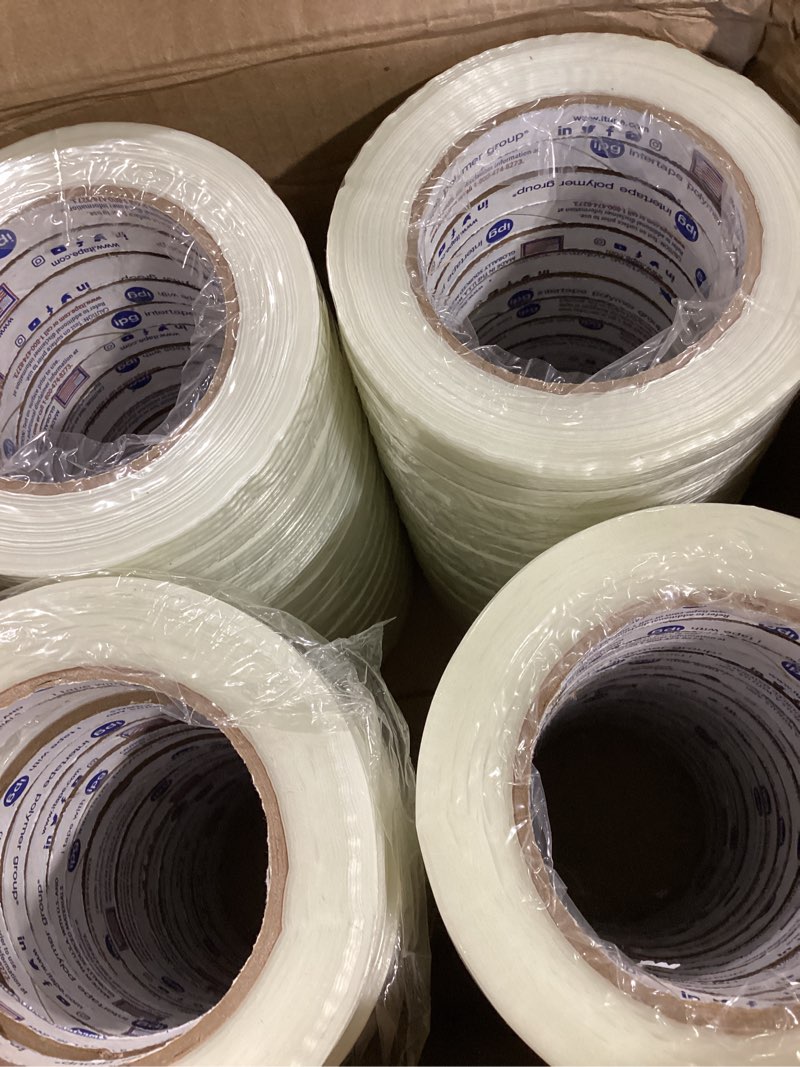 Condition photo showing Good Condition for intertape® glass cloth filament strapping tape rg286-24mm x 60yd - full case of 36 rolls - 24mm,36 rolls 24mm 36