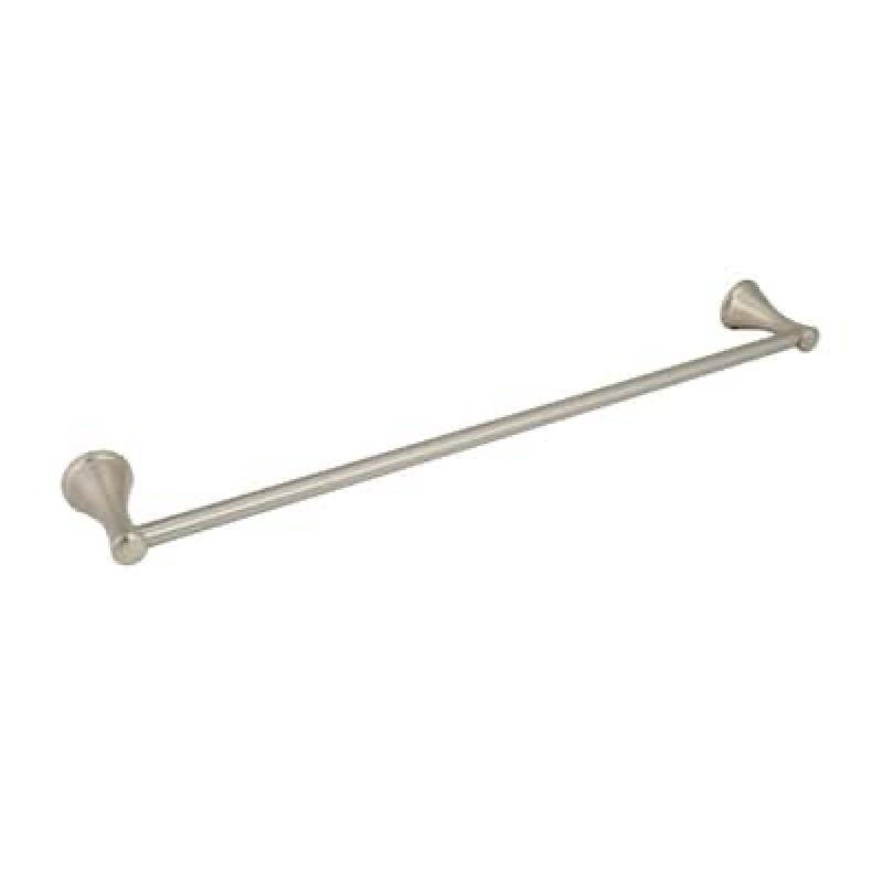 Style Selections Bailey 24-in Brushed Nickel Wall-mount Single Towel Bar