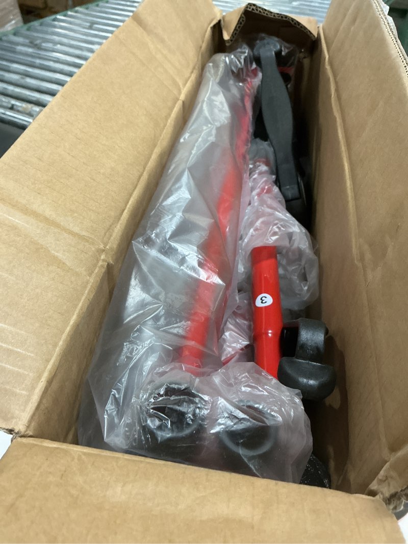 Condition photo showing Good Condition for cosydora walkers for seniors, foldable rollator walkers with seat, 6" all-terrain wheels, 350 lb weight capacity, adjustable handles and seat height, lightweight rolling walker, gloss red