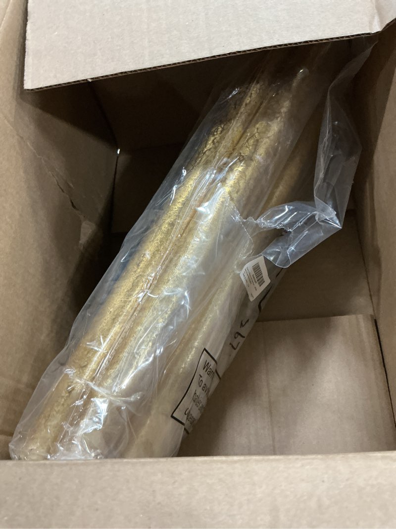 Condition photo showing New/Like New for chumia 12 pieces gold table runner 20 x 120 inch sequin glitter table runner roll metallic thin mesh fabric decor for party wedding shower birthday baby shower party supplies gold 20 x 120 inch