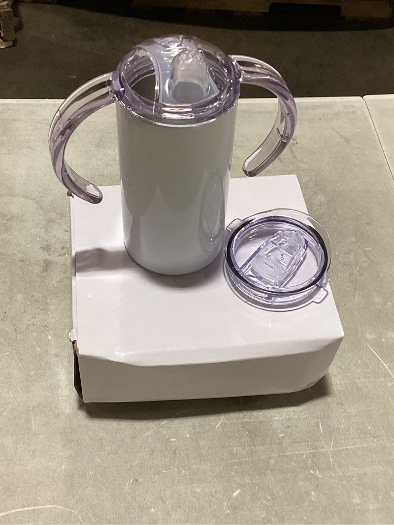 Condition photo showing Good Condition for 2pcs 12oz baby bottle sublimation blanks sippy cup white 2 pack