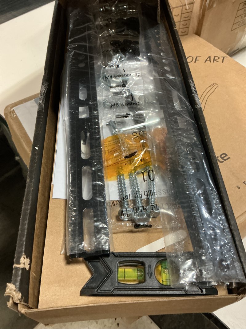 Condition photo showing Good Condition for usx mount full motion tv wall mount for most 32-70 inch tvs up to 99 lbs, wall mount bracket with dual articulating arms, swivel, tilt, max vesa 400x400mm, tv mount fits 12”/16” wood studs 32-70 inch, 99 lb
