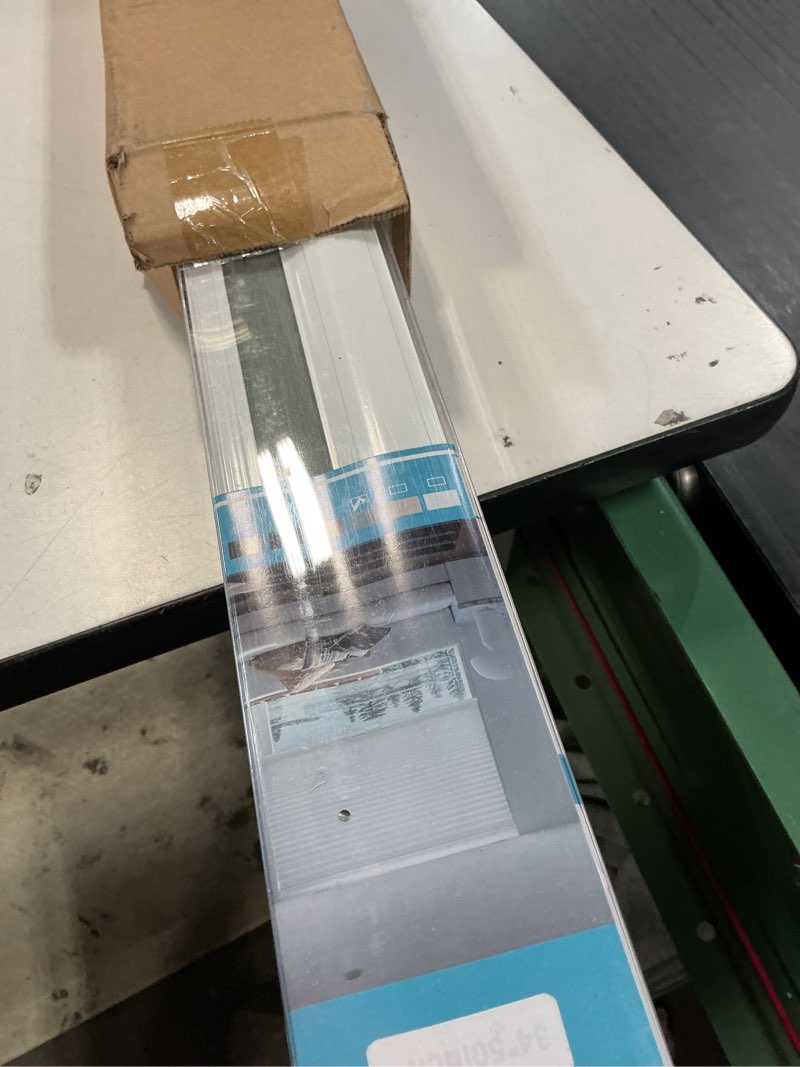 Condition photo showing Good Condition for Changshade Cordless Cellular Shades, Light Filtering Honeycomb Shades for Windows, Pull Down Pleated Blinds, Easy to Install for Indoor Windows and French Doors,34" W x 48" H, Grey Light Flitering Grey 34"W x 48"H