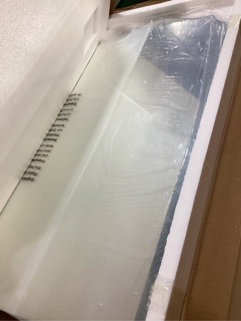 Condition photo showing Good Condition for Autdot 2 Pack Long Arched Decorative Mirror for Bathroom, 36"x18" Silver Vanity Mirror for Wall, Sca