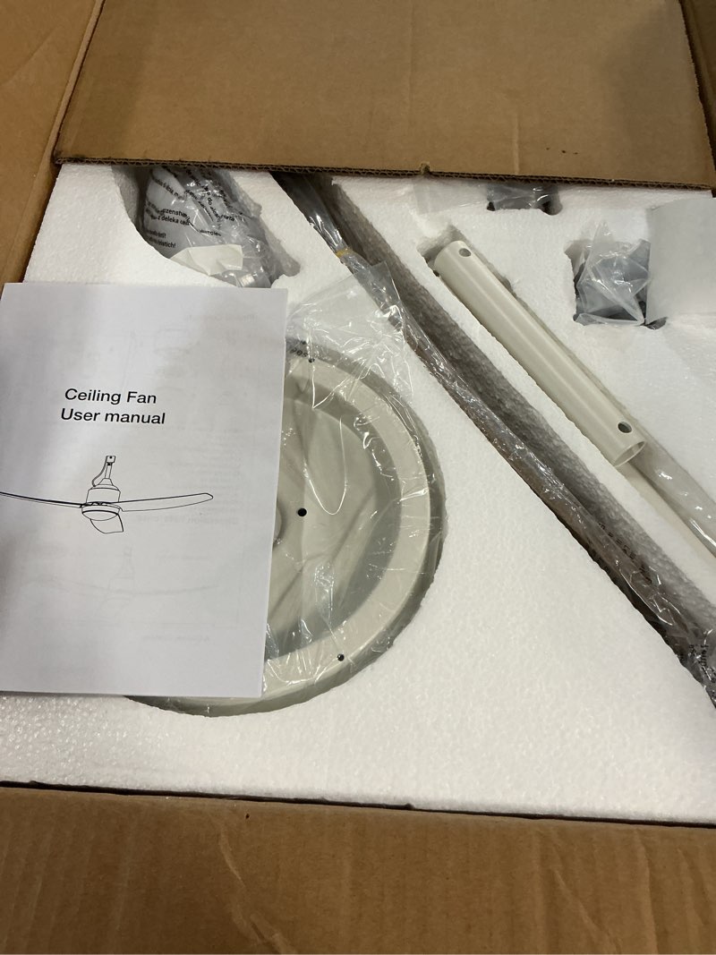 Condition photo showing New/Like New for BZX Waterproof Outdoor Ceiling-Fan with Light - 52" Modern Ceiling Fans with 3 Colors LED Light, App