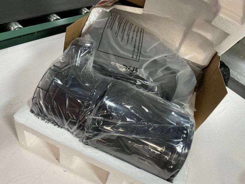 Condition photo showing New/Like New for juicer machines, 3-in-1 cold press juicer with 6.5" extra large chute, 100oz large capacity, ac motor, makes juice, nut milk & sorbet, premium gray