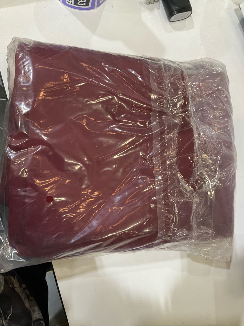 Condition photo showing Good Condition for BGment Christmas Red Blackout Curtains for Bedroom 63 Inch Length, Rod Pocket 100% Blackout Curtains