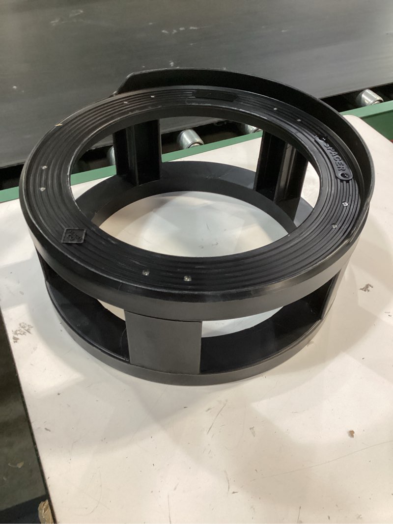 Condition photo showing Good Condition for half-barrel keg spacer - safely stack half-barrel kegs and tap both the top keg and bottom keg - double the floor space of your walk-in cooler