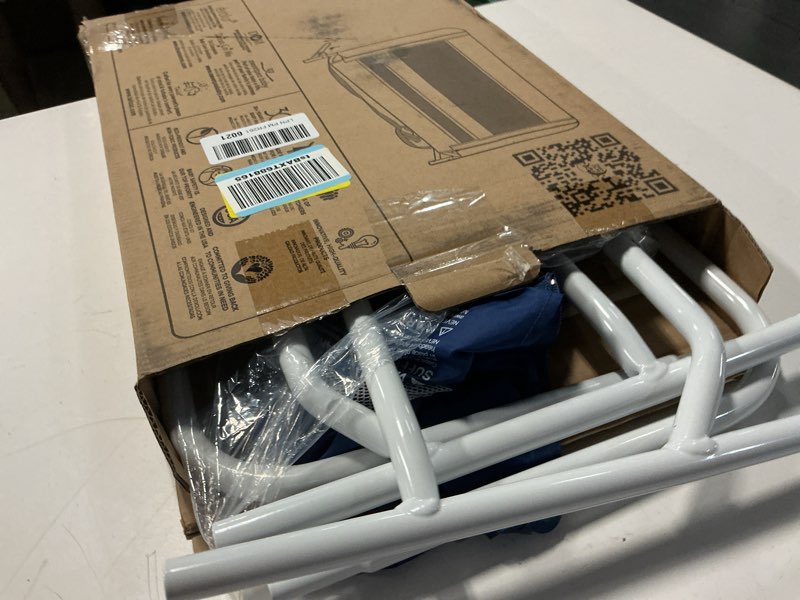 Condition photo showing Good Condition for dream on me lightweight mesh security adjustable bed rail for toddler, breathable mesh fabric, suitable for all types of beds, reinforced anchor system bed guard rail, navy navy standard