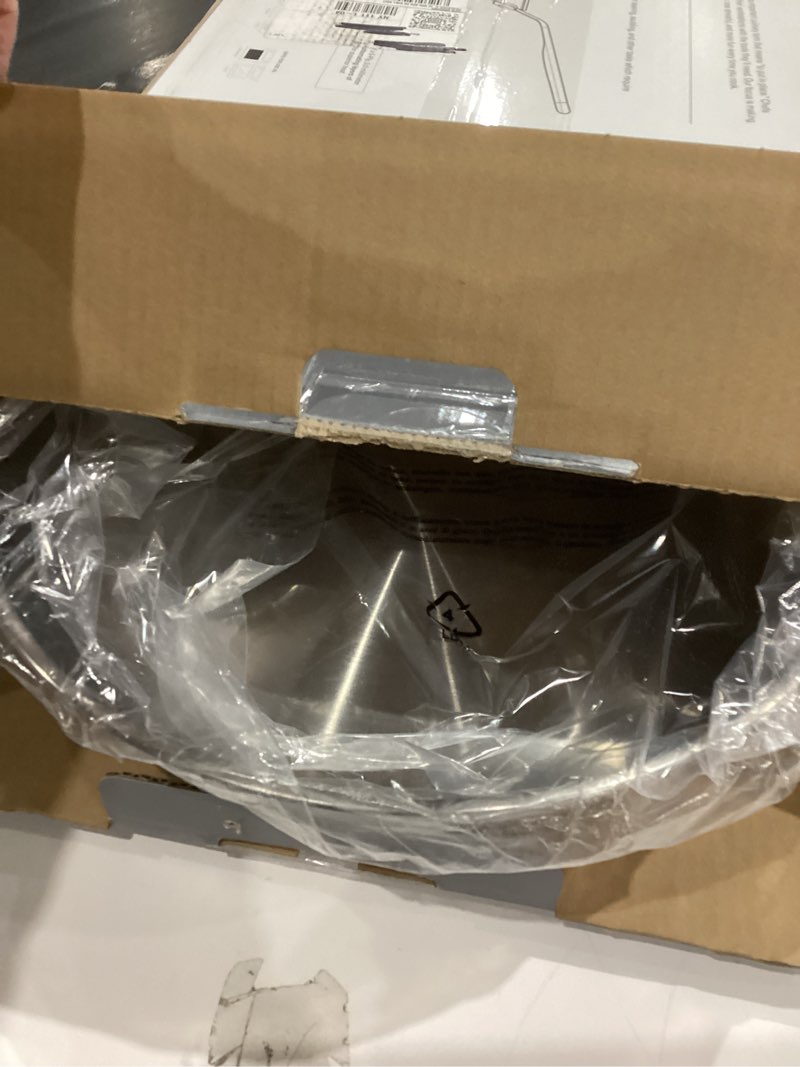 Condition photo showing Good Condition for Misen 5-Ply Stainless Steel 12" Frying Pan - Professional Cookware for Induction, Gas and Electric - Dishwasher Safe, Oven Safe to 800°F - Durable, Versatile, Even Heating 12 Inch