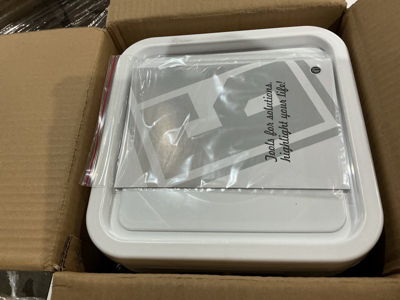 Condition photo showing Good Condition for tankless water heater flushing kit includes 1/4hp submersible sump pump with two adapters & 3 gallons pail with bucket lid opener & two 1/2” dia x 6’ pvc hoses with washers 0.25