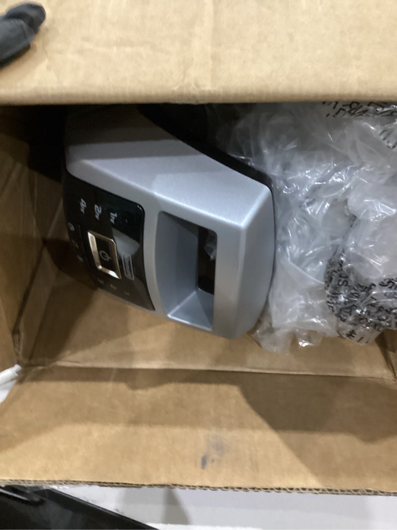 Condition photo showing Good Condition for lasko high velocity oscillating tower fan for bedroom, garage, basement, and gym with remote control, timer, 3 powerful speeds, 35" silver/black, u35115
