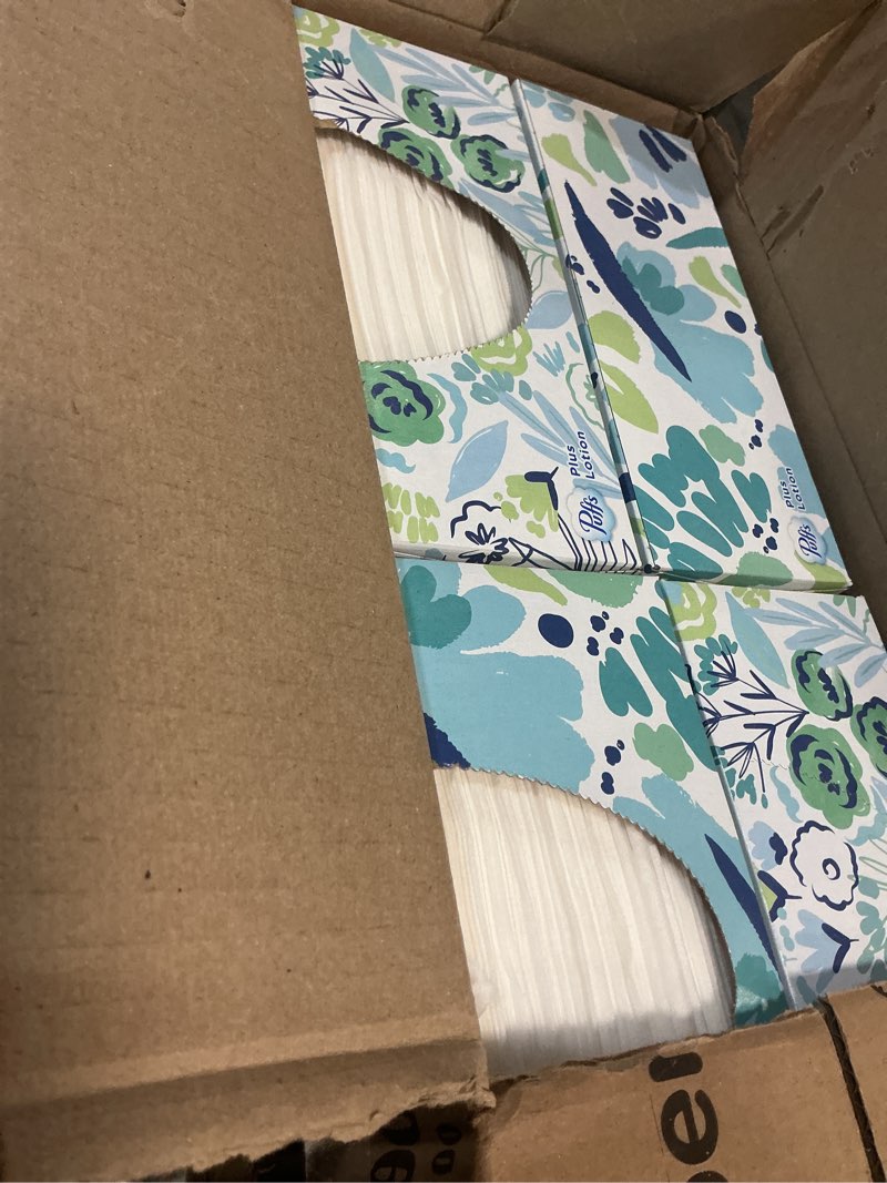 Condition photo showing Good Condition for puffs plus lotion facial tissue - 124ct