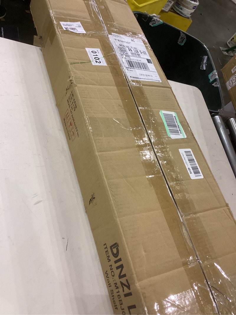 DINZI LVJ Long Wall Shelves, 55.1" Large Floating Shelves Set of 2, Farmhouse Display Shelf Wall Mou