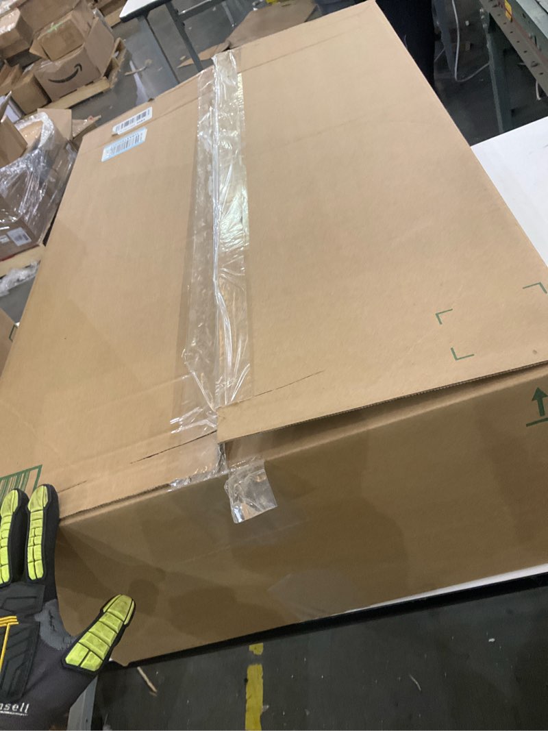 Condition photo showing As Is for ?No Sifting? Tiuubt XXXL Stainless Steel Litter Box for Cats, 28''x20''x12'' Extra Large Metal Litter Box with High Sided Lid, for Big Cats, Multi-Cat Household, Non-Sticky & Easy to Clean ?XXXL?28''x20''x12''