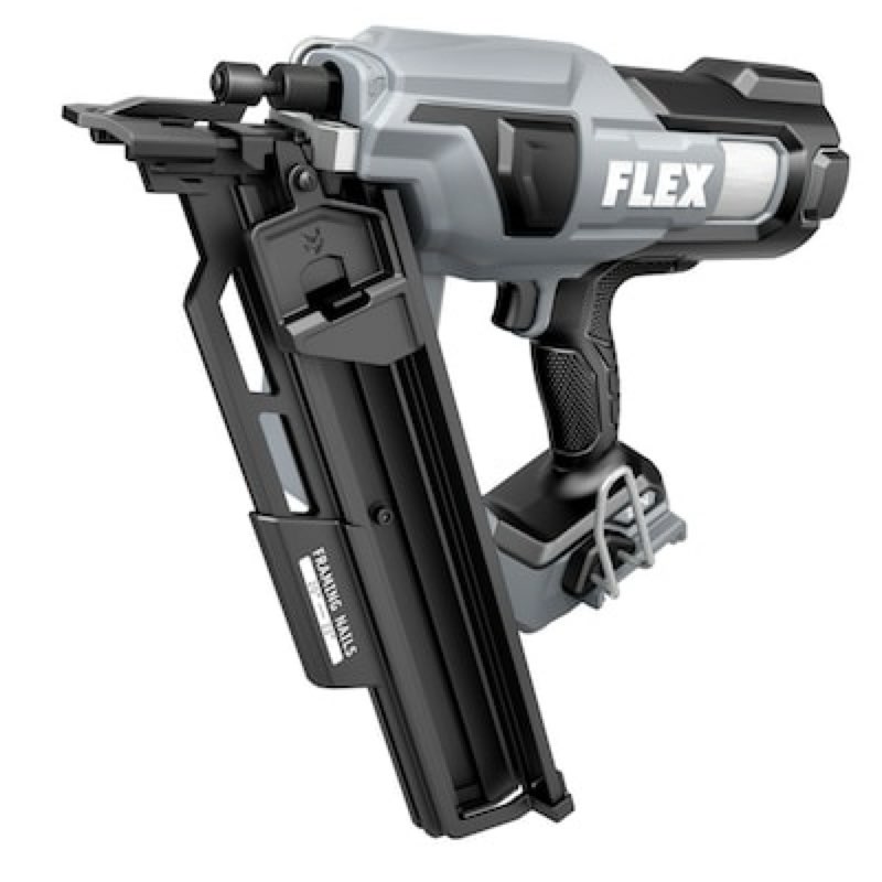 FLEX 3-1/2-in 21 -Degree Cordless Flat head Framing Nailer