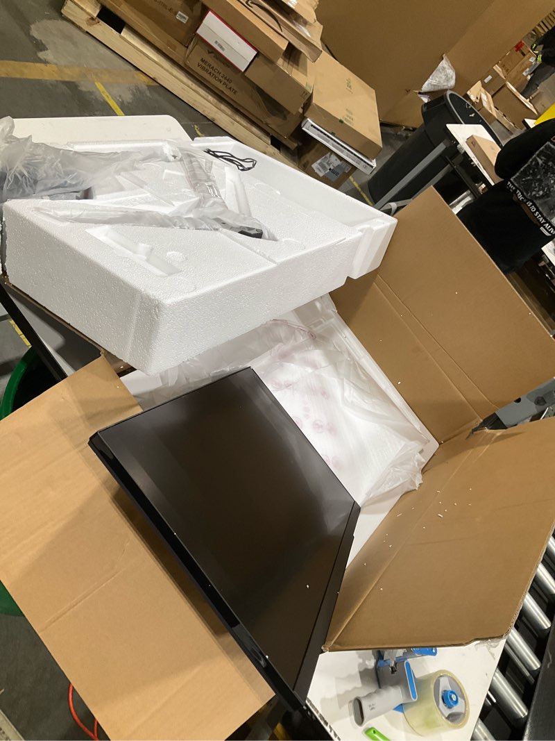 Condition photo showing As Is for LG ?27GS95QE 27-inch Ultragear OLED Gaming Monitor QHD 240Hz 0.03ms DisplayHDR True Black 400 AMD FreeSync Premium Pro NVIDIA G-Sync HDMI 2.1 DisplayPort Tilt/Height/Swivel Stand Black