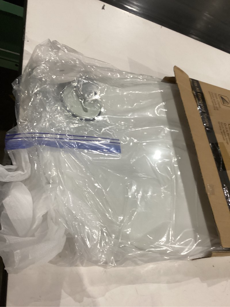 Condition photo showing As Is for luxe ts1008e elongated comfort fit toilet seat with slow close, quick release hinges, and non-slip bumpers (white)