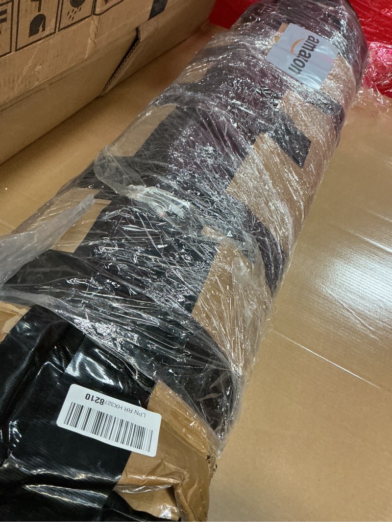 Condition photo showing As Is for INNOVART Folding Table Cart, Black Table Rack for 60” Round Tables and Oblong Tables, Heavy Duty Table Trolley Desk Trolley, Metal Frame Rolling Caster, Party Event Hotel Furniture, 10 Table Capacity