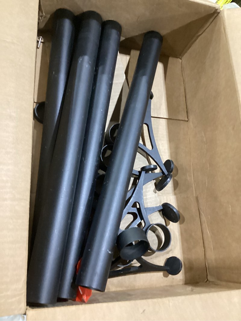 Condition photo showing Good Condition for bar foot rail kit 4ft / 6ft / 8ft - stainless steel complete floor standing bar foot rest - brushed silver foot rail system with tubing, wall brackets, end caps & internal connector silver 8ft