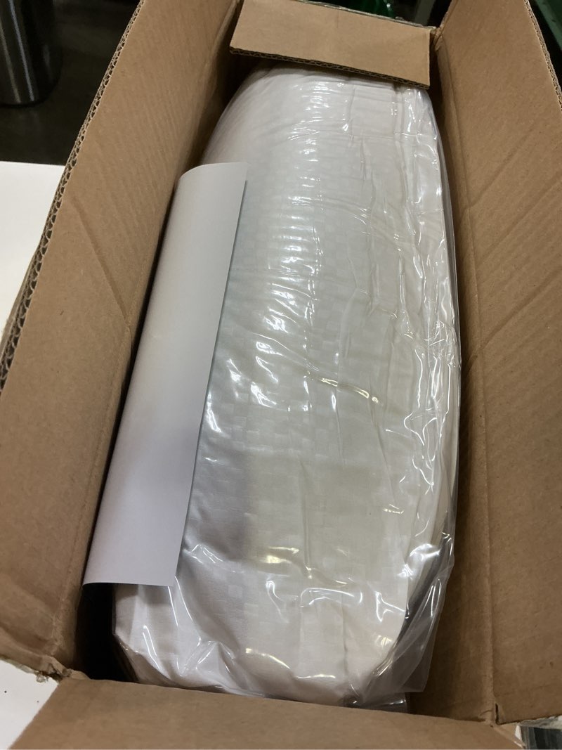 Condition photo showing New/Like New for matbeby king size mattress pad - cooling breathable mattress topper, quilted fitted mattress protector, pillow top mattress cover with 8-21" deep pocket, soft, machine washable, white, 78x80 inches white - checkered king