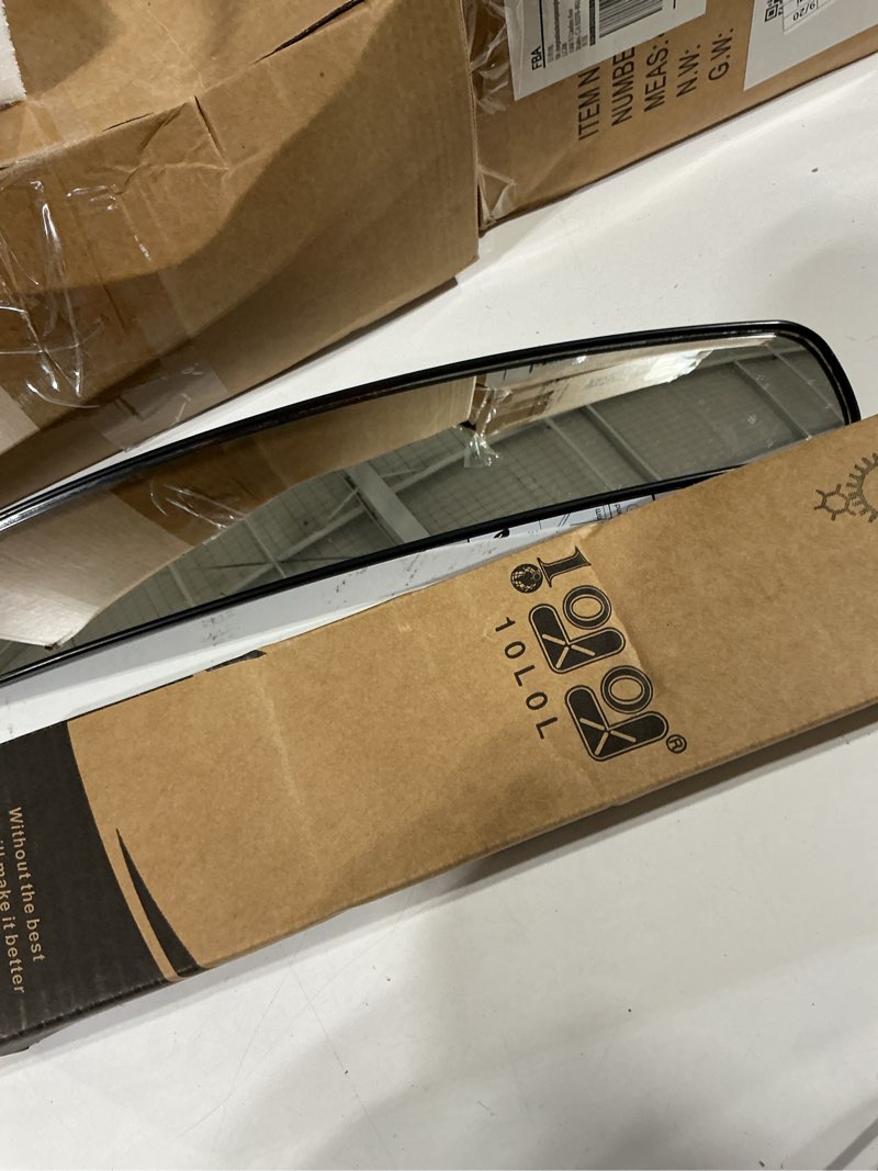 Condition photo showing Good Condition for 10l0l universal adjustable golf cart panoramic rear view mirror, rotatable 270 rotation 16.5"wide angle full rearview golf cart mirror for ez go, club car, yamaha