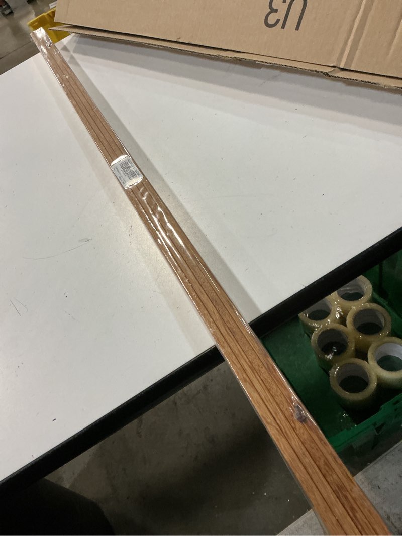 Condition photo showing New/Like New for falamon magnetic poster hanger frame, 40x27 40x28 40x30 teak wood magnet poster frame for posters, prints, photos, pictures, maps, scrolls, and canvas artwork teak wood 40l" x 0.7w"
