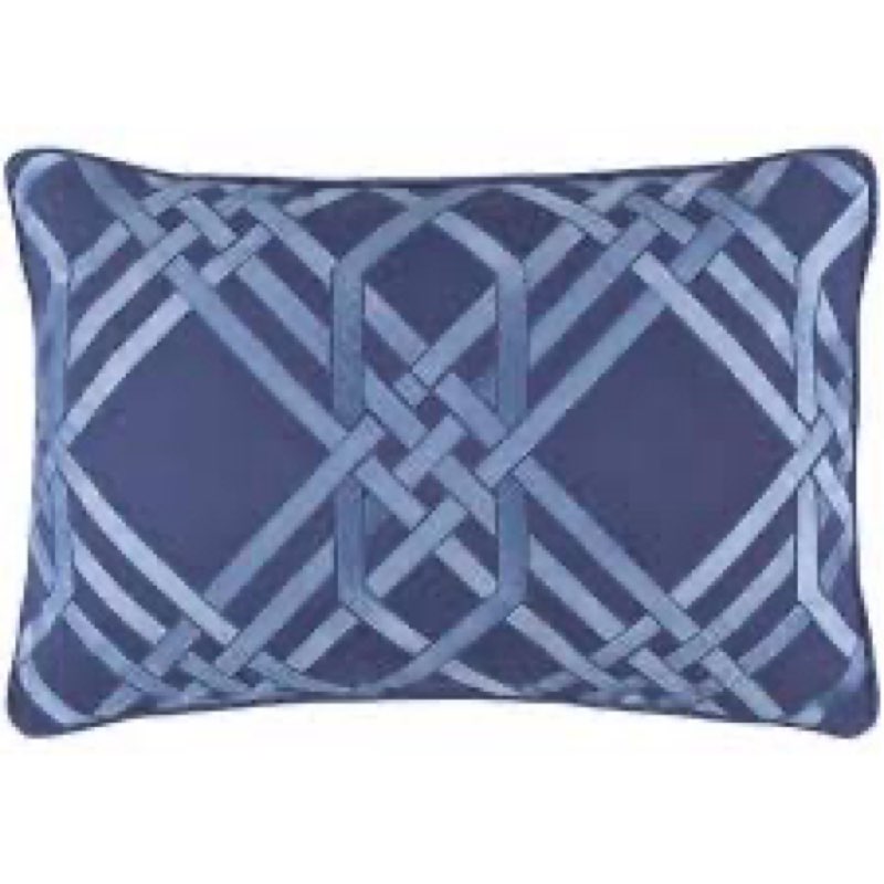 surya pagoda down fill 13x20 pillow in blue