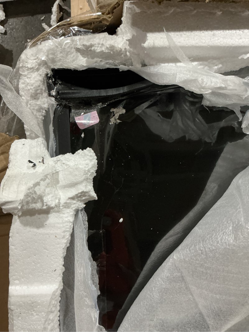 Condition photo showing As Is for corner/screen damaged samsung 65-inch class crystal uhd u8000f 4k smart tv (2025 model) endless free content, crystal processor 4k, metalstream design, knox security, alexa built-in