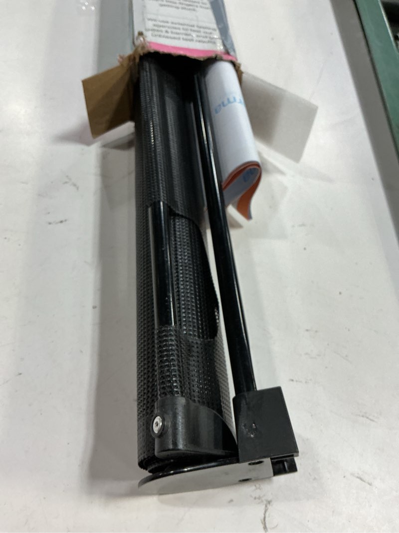 Condition photo showing Good Condition for Retractable Baby Gate Perma Child Safety 33" Tall x 71” Wide, Mesh, for Stairs, Doorways, Dogs, Pets, Indoor, Outdoor, One-Handed Operation, Locking, Easy Install, Hardware Mount, Black Black 33" Tall x 71" Wide