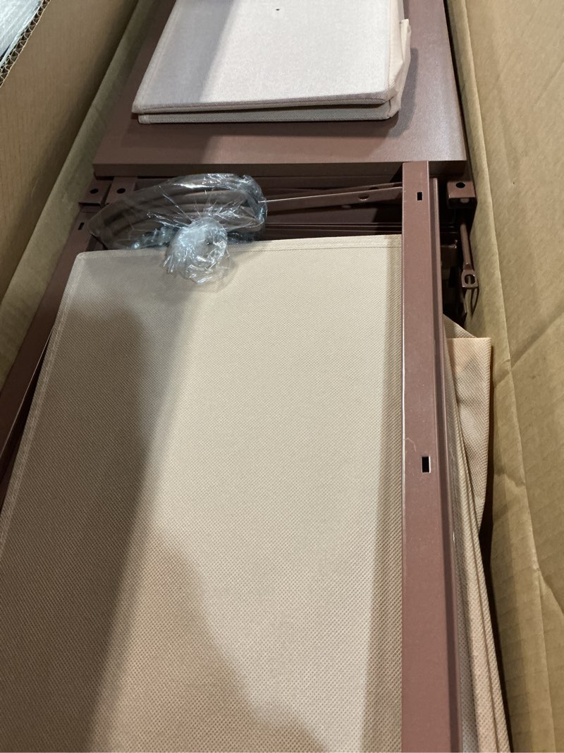 Condition photo showing As Is for wlive 4 drawers dresser for bedroom, pink rose gold fabric clothes storage organizer unit, dresser for hallway, entryway, closets, sturdy steel frame, wood top