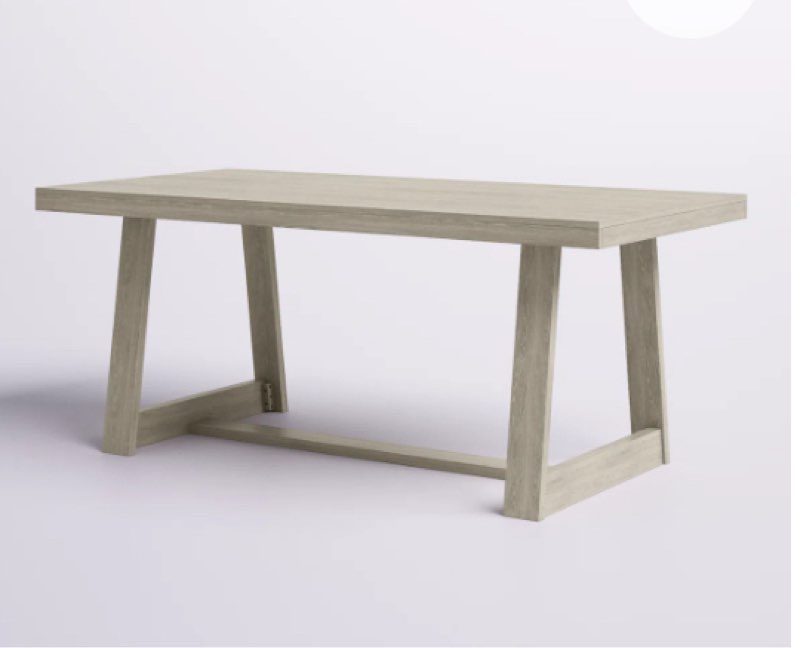 Linzy Pine Solid Wood Dining Table